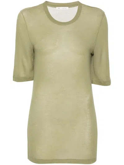 Shop Ami Alexandre Mattiussi Ami Paris Top In Green