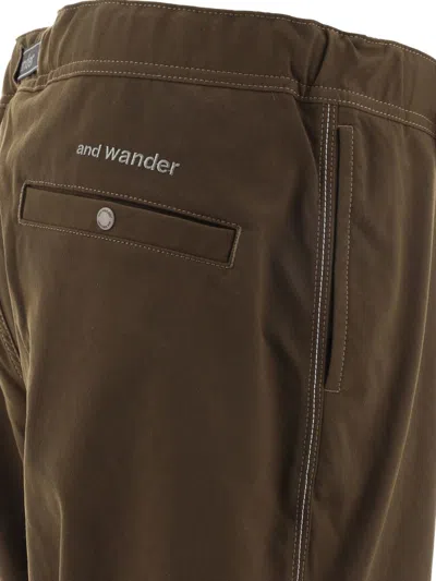 Shop And Wander "climbing" Trousers In Brown