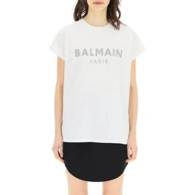 Balmain Women Eco-design T-shirt In White