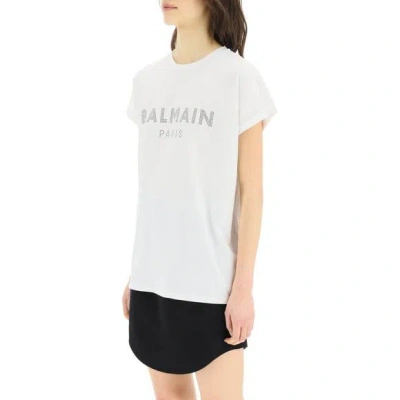 Balmain Women Eco-design T-shirt In White
