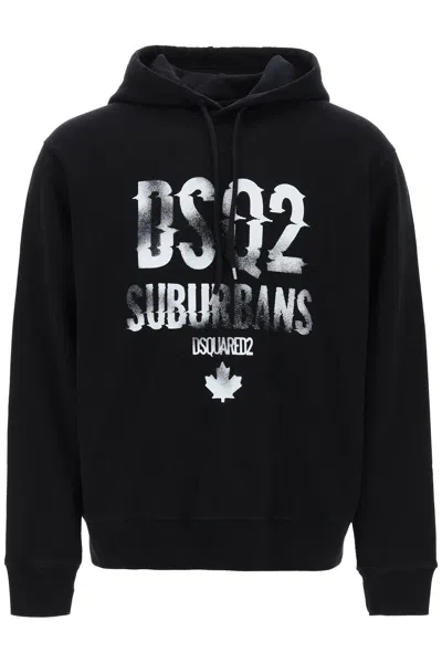 Shop Dsquared2 "suburbans Cool Fit Sweatshirt Men In Black