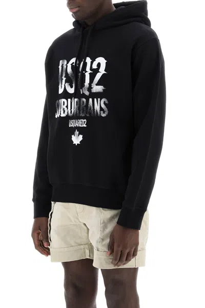 Shop Dsquared2 "suburbans Cool Fit Sweatshirt Men In Black