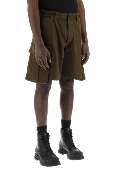 Dsquared2 "urban 64 Cargo Bermuda In Multicolor