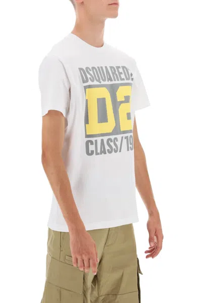 Shop Dsquared2 'd2 Class 1964' Cool Fit T-shirt Men In White