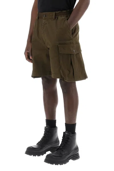 Dsquared2 "urban 64 Cargo Bermuda In Multicolor
