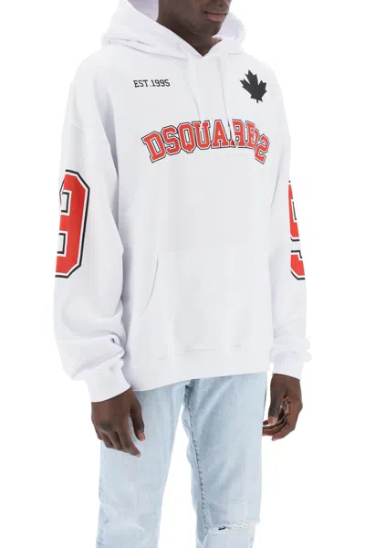 Shop Dsquared2 Hooded Caten 64 Men In White