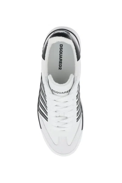 Shop Dsquared2 New Jersey Sneakers Men In Multicolor