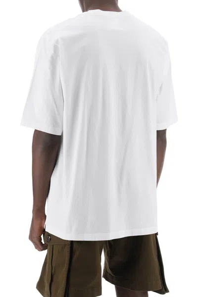 Shop Dsquared2 Skater Fit Printed T-shirt Men In White