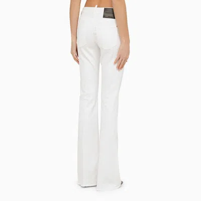 Shop Dsquared2 White Cotton Trousers Women