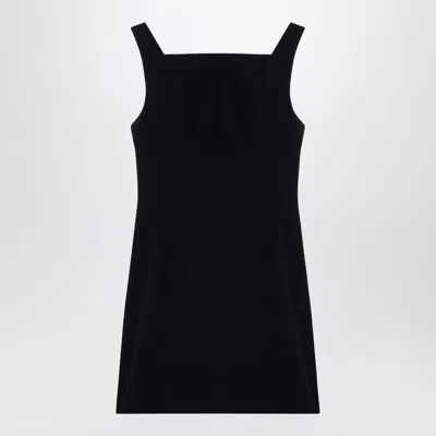 Shop Givenchy Black Mini Dress With Back Neckline Women