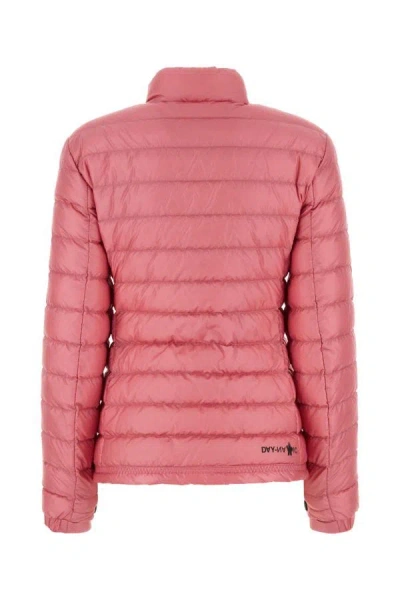 Shop Moncler Grenoble Woman Pink Nylon Walibi Down Jacket