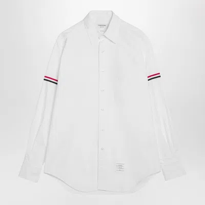 Shop Thom Browne White Cotton Button-down Shirt Men