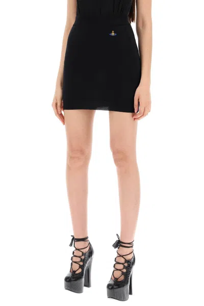 Shop Vivienne Westwood Bea Mini Skirt Women In Black