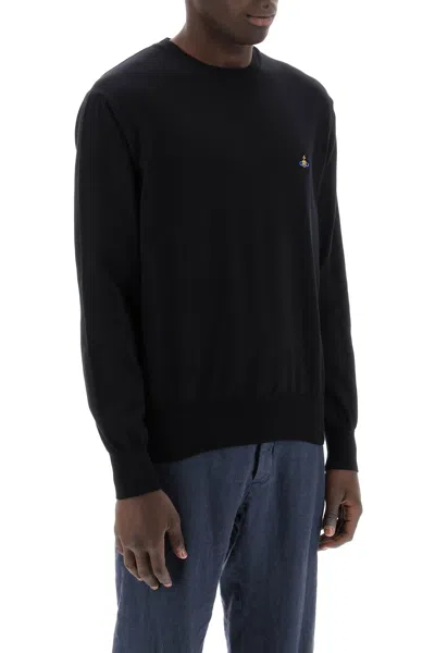 Shop Vivienne Westwood Cotton Alex Pullover Sweater Men In Black