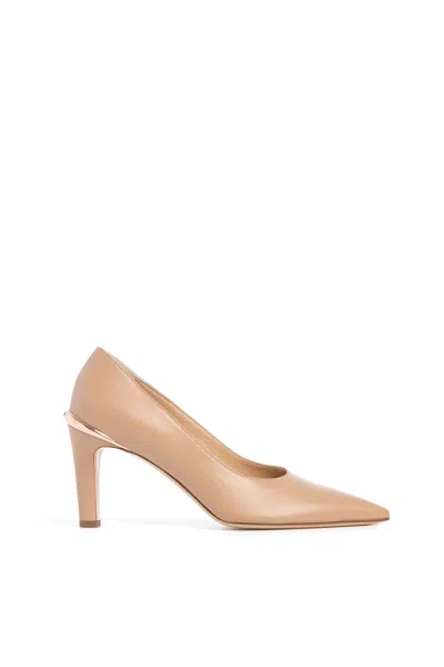 Gabriela Hearst Edwina High Heel Stiletto Pump In Nude Leather In Nude