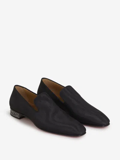 Shop Christian Louboutin Dandyrocks Loafers In Black