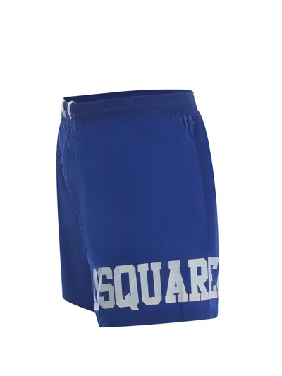 Shop Dsquared2 Swimsuit In Blue