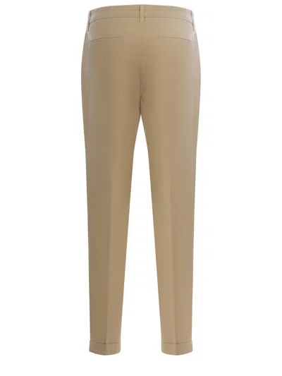 Fay Casual Trousers In Beige