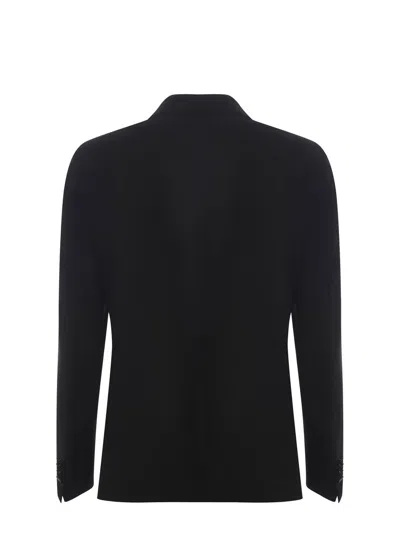 Tagliatore Jacket  Made Of Fresh Wool In Black
