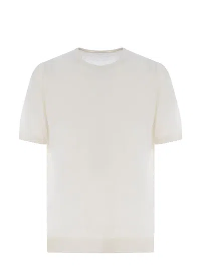 Shop Tagliatore T-shirt In White