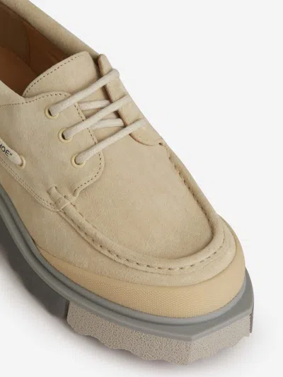 Shop Off-white Boat Laces Shoes In Beige