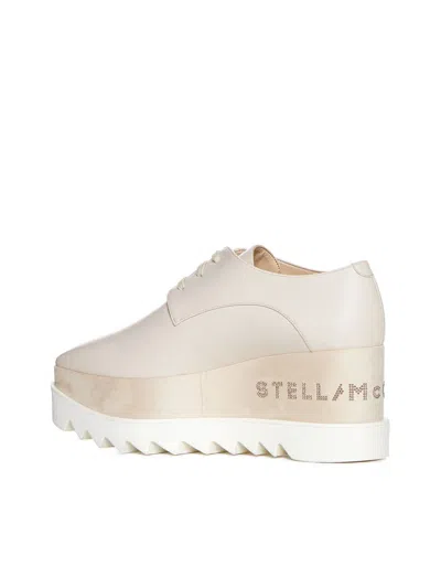 Shop Stella Mccartney Flat Shoes In Greggio