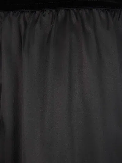 Shop Tom Ford Logo Silk Boxer In Black
