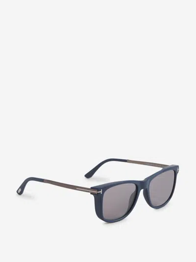 Shop Tom Ford Sinatra Rectangular Sunglasses In Logo Printed On The Lens And Inside The Temples