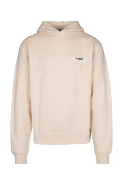 Shop Jacquemus Sweatshirts In Beige