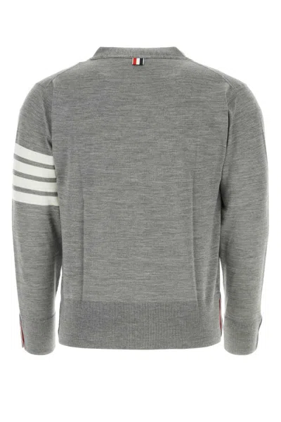 Shop Thom Browne Knitwear In Grey