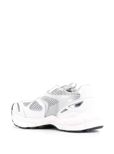 Shop Axel Arigato Marathon Runner Recycled Rubber And Leather Sneakers  Woman In White