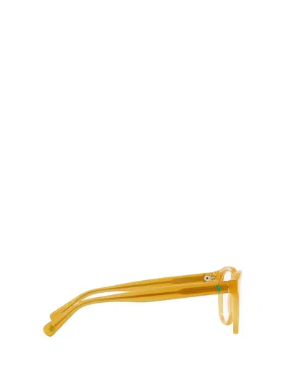 Shop Polo Ralph Lauren Eyeglasses In Shiny Opal Honey