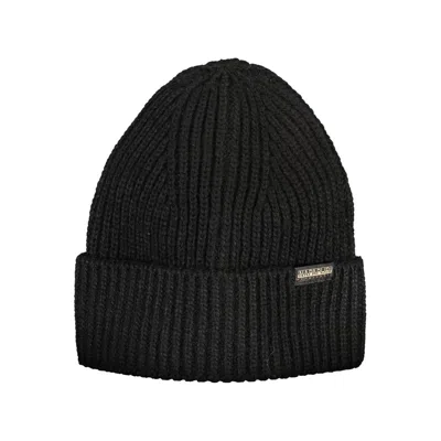 Shop Napapijri Black Acrylic Hats & Cap