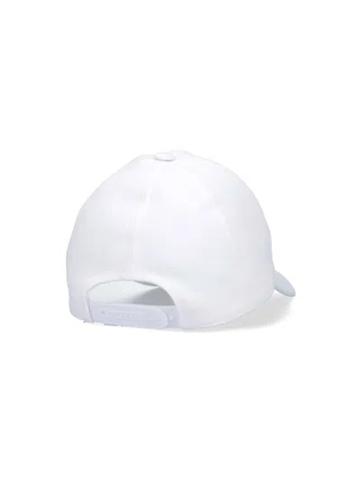 Courrèges Hat Casual Curved Brim In White