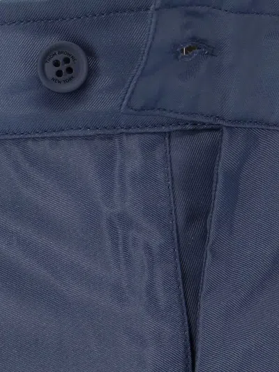Thom Browne 4-bar Board Shorts In Blue