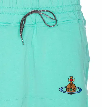 Shop Vivienne Westwood Mini Skirt In Azure