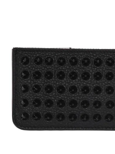 Shop Christian Louboutin Wallets In Black