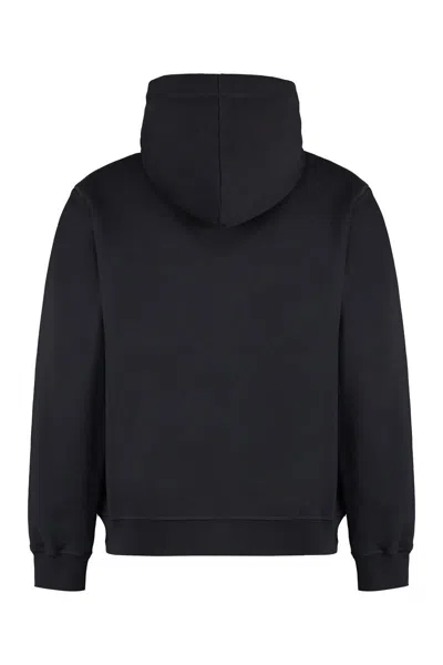 Shop Dsquared2 Full Zip Hoodie In Black