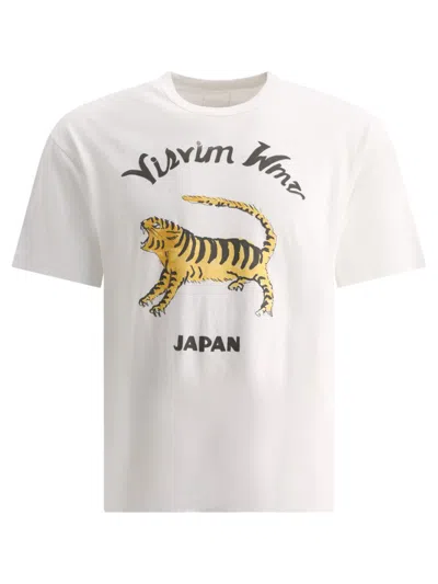 Shop Visvim "tora" T-shirt In White