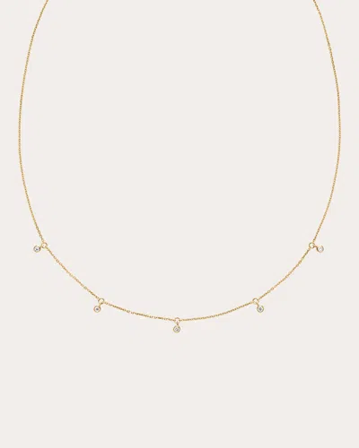 Shop Maria Black Women's Moreno Station Necklace In Gold