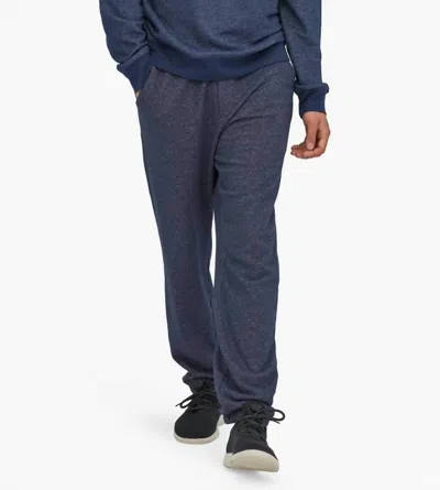 Shop Patagonia Men's Mahnya Fleece Pants In New Navy In Blue