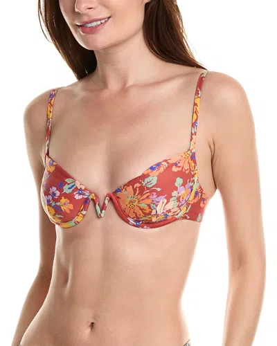L*space Lspace Nico Bikini Top In Pink