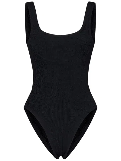 Shop Hunza G Square Swimsuit In Black