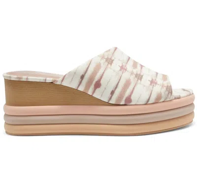 Vince Camuto Pendrea Wedge Sandal In Mauve In Multi