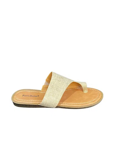 Shop Pierre Dumas Mindy Sandals In Taupe In White