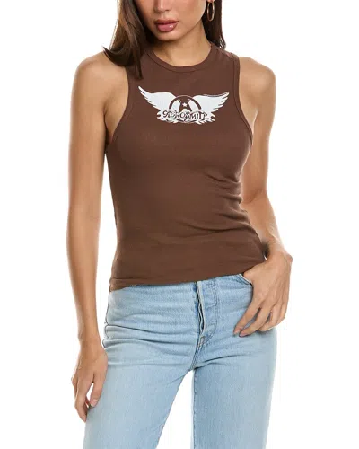 Shop Chaser Aerosmith Wings T-shirt In Brown