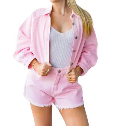 Shop Lili Sidonio Broadway Jacket In Pink