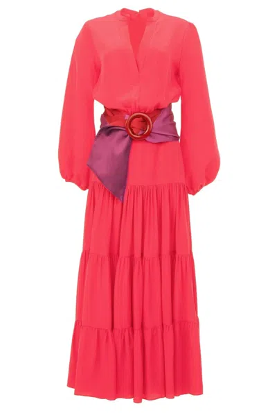 SILVIA TCHERASSI WOMEN'S SASSARI MAXI DRESS IN MAGENTA 