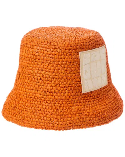 Jacquemus Le Bob Ficiu Bucket Hat In Red