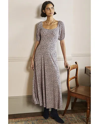 Shop Boden Square Neck Jersey Maxi Dress In Grey